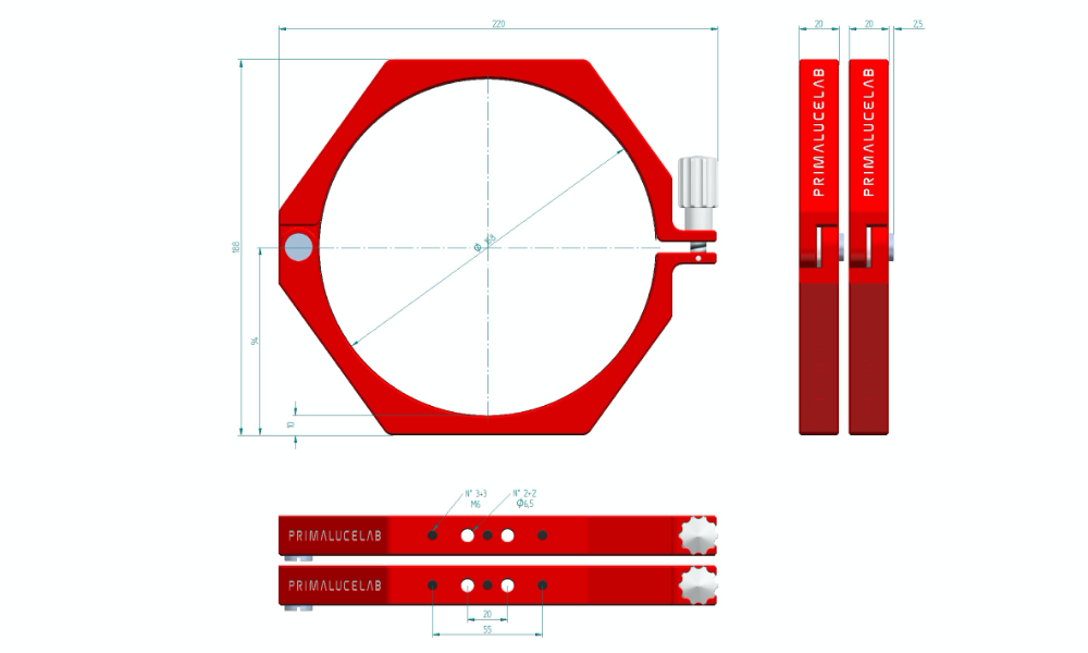 168mm PLUS support rings