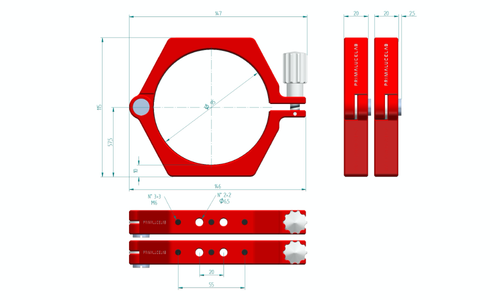 95mm PLUS support rings