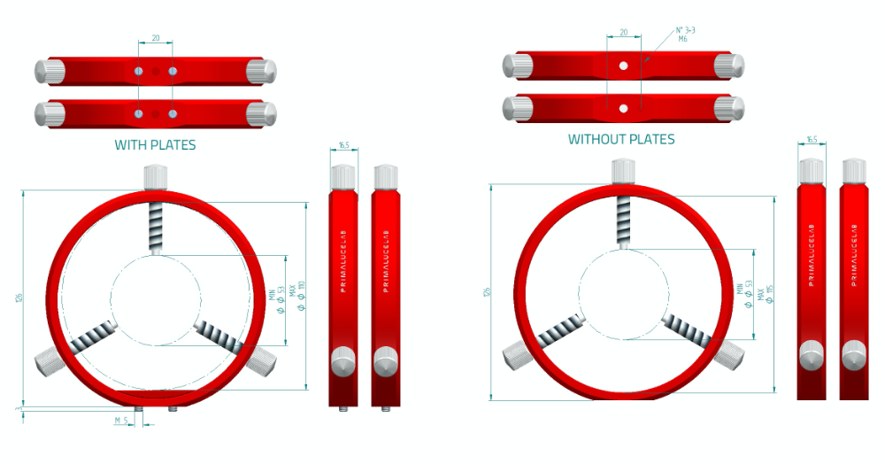 Guide rings PLUS 115mm