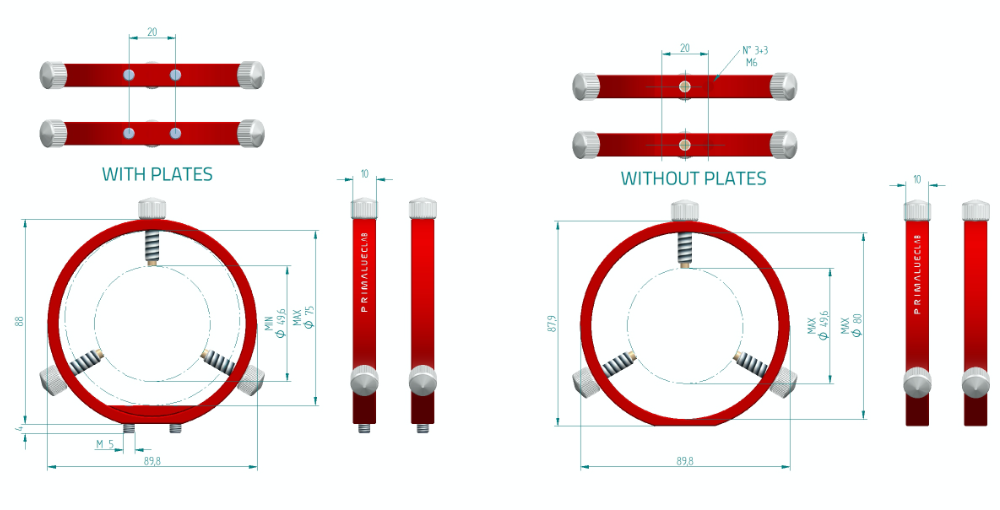 Guide rings PLUS 80mm