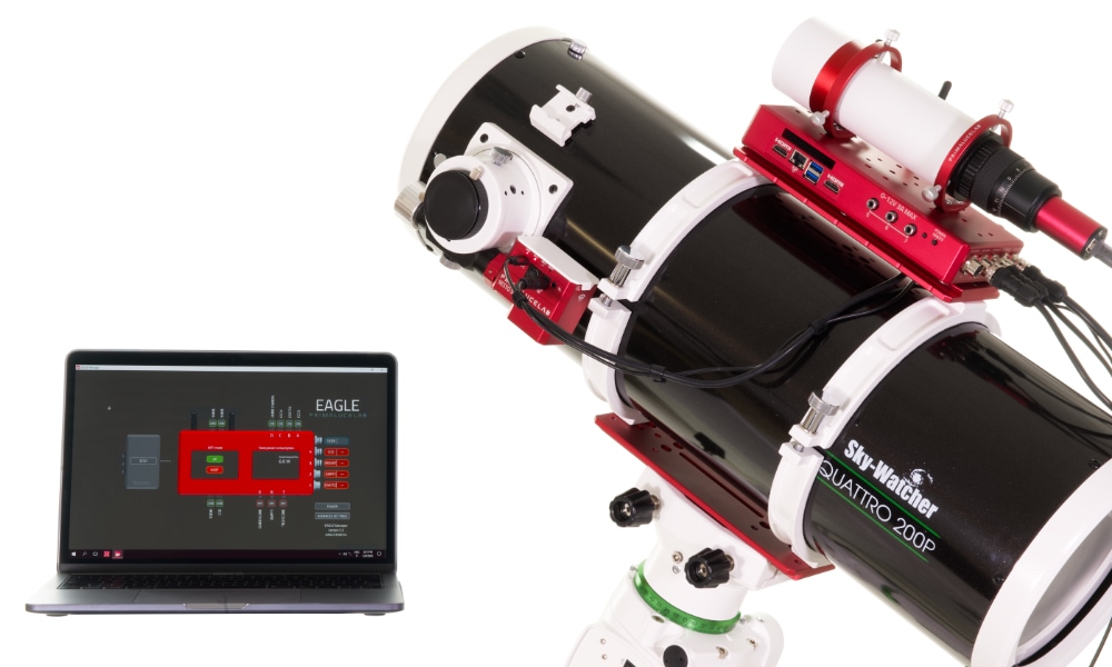 SkyWatcher Newton 200-800 computerized telescope with EQ6-R and EAGLE SkyWatcher Newton 200-800 computerized telescope with EQ6-R and EAGLE