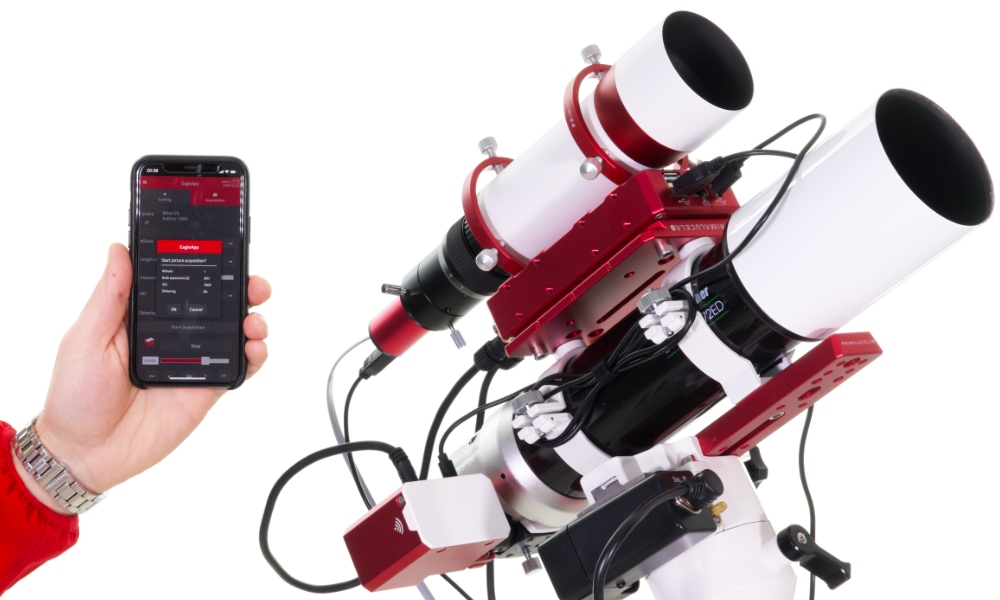 SkyWatcher EVOSTAR 72 ED computerized refractor telescope with EQ5 and EAGLE CORE SkyWatcher EVOSTAR 72 ED computerized refractor telescope with EQ5 and EAGLE CORE