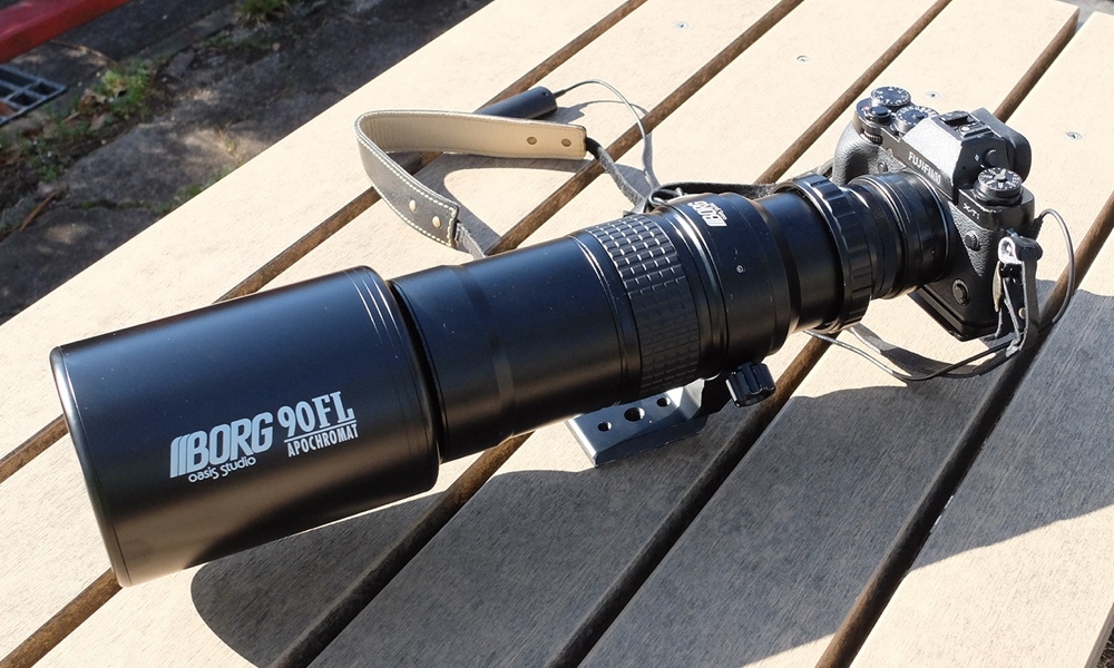 Borg 90FL f5.6 fluorite with telephoto lens unit BU-1