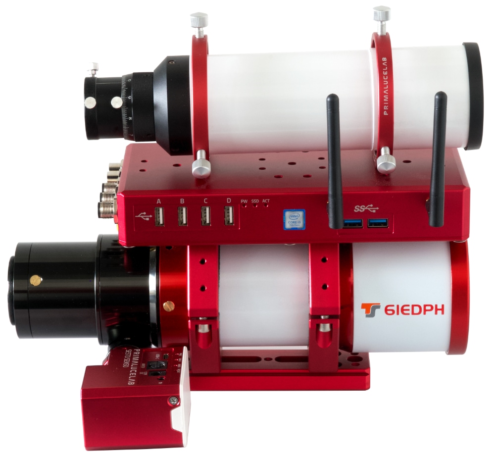 TS-Optics 61EDPH 61mm f/4.5 five-element apochromatic refractor with SESTO SENSO TS-Optics 61EDPH 61mm f/4.5 five-element apochromatic refractor with SESTO SENSO