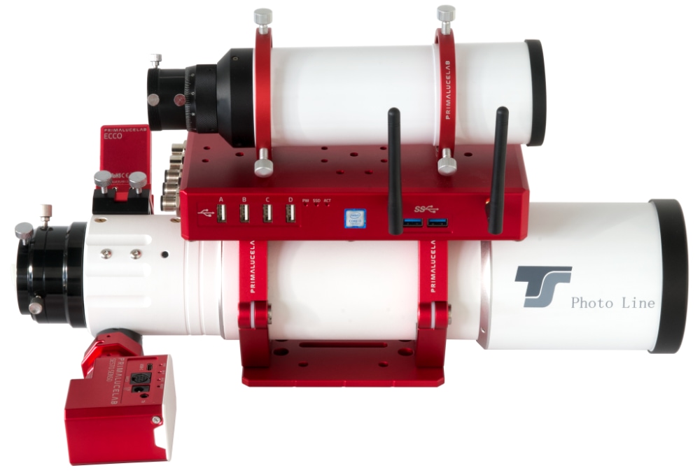 TS-Optics rifrattore apocromatico Photoline FPL-53 tripletto 80mm f/6 con SESTO SENSO TS-Optics rifrattore apocromatico Photoline FPL-53 tripletto 80mm f/6 con SESTO SENSO