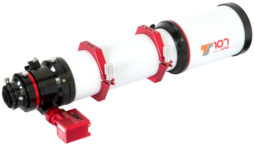 TS-Optics rifrattore apocromatico Photoline FPL-53 tripletto 107mm f/6.5 con SESTO SENSO TS-Optics rifrattore apocromatico Photoline FPL-53 tripletto 107mm f/6.5 con SESTO SENSO