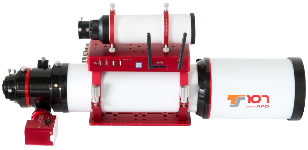 TS-Optics rifrattore apocromatico Photoline FPL-53 tripletto 107mm f/6.5 con SESTO SENSO TS-Optics rifrattore apocromatico Photoline FPL-53 tripletto 107mm f/6.5 con SESTO SENSO