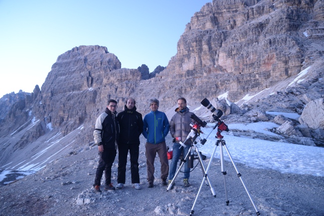 Star Adventurer versus EAGLE CORE kit: in Forcella Lavaredo with instruments used for the comparison