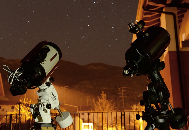 Celestron EdgeHD: EdgeHD 800 and GSO RC 8 during the test