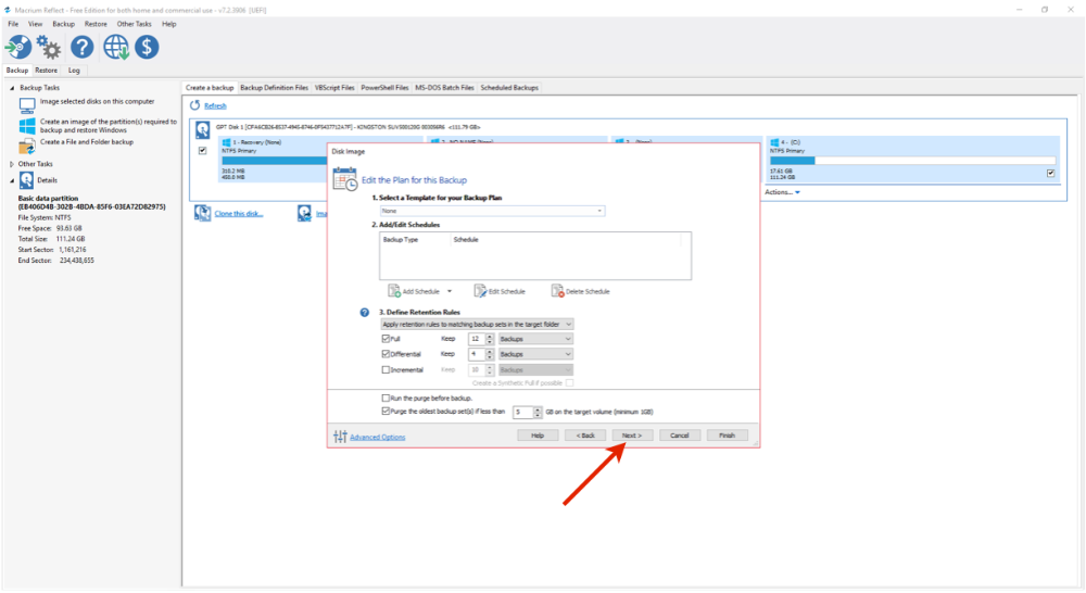 Primo utilizzo di EAGLE: come usare Macrium Reflect per effettuare il backup del disco SSD