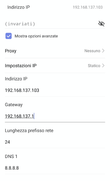 Primo utilizzo di EAGLE: impostare il controllo remoto da un dispositivo Android