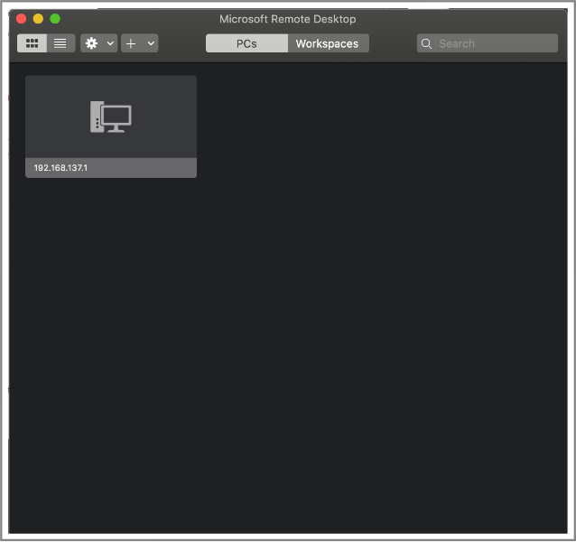 Primo utilizzo di EAGLE: impostare il controllo remoto da un computer Mac