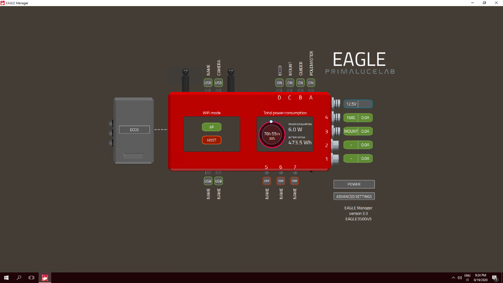 Primo utilizzo di EAGLE: impostare il controllo remoto da un computer Mac
