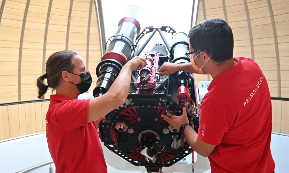 Remote observatory control with EAGLE: installing the EAGLE on the telescope